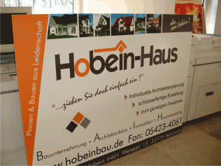 Bauschild Beispiel