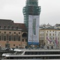 Gerüstplanen und Gerüstwerbung