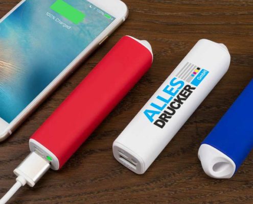 Bedruckte Powerbank