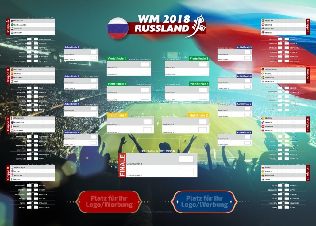 Spielplan WM 2018