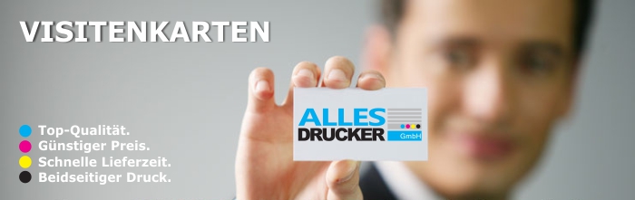 Visitenkarten vom Allesdrucker